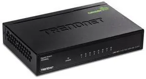 TRENDnet 8-Port Gigabit GREENnet Switch, Ethernet Network Switch, TEG-S82G, 8 x 10-100-1000 Mbps Gigabit Ethernet Ports, Ethernet Splitter, 16 Gbps, Metal, Lifetime Protection, Black TRENDnet 8-Port Gigabit GREENnet Switch, Ethernet Network Switch, TEG-S82G, 8 x 10-100-1000 Mbps Gigabit Ethernet Ports, Ethernet Splitter, 16 Gbps, Metal, Lifetime Protection, Black