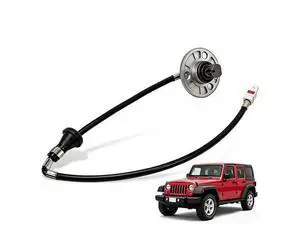 56040921AG Radio Antenna Base Bracket with Cable Compatible with Jeep Wrangler 2007-2023, Replace 56040921AF 56040921AC 56040921AE 56040921AG Radio Antenna Base Bracket with Cable Compatible with Jeep Wrangler 2007-2023, Replace 56040921AF 56040921AC 56040921AE