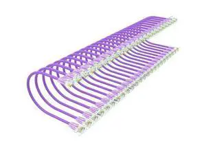 Xcftaud Cat 6 Patch Cables 2 feet (24Pack), Slim Cat6a Ethernet Patch Cable 10Gbps 550Mhz, UTP Pure Copper Patch Cables Cat6, Flexible Thin Cat6a Patch Cable for Network Devices Setup, Purple Xcftaud Cat 6 Patch Cables 2 feet (24Pack), Slim Cat6a Ethernet Patch Cable 10Gbps 550Mhz, UTP Pure Copper Patch Cables Cat6, Flexible Thin Cat6a Patch Cable for Network Devices Setup, Purple