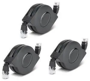 Zerone CAT 6 Ethernet Cable Ultra Flat, Adjustable Retractable CAT6 RJ45 LAN Network Cable Patch Shielded Flat Ethernet Cord(2M) (3 Pcs) Zerone CAT 6 Ethernet Cable Ultra Flat, Adjustable Retractable CAT6 RJ45 LAN Network Cable Patch Shielded Flat Ethernet Cord(2M) (3 Pcs)