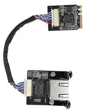 WayPonDEV M.2 A E Key to 2.5 Gigabit Ethernet Module, i226V 2.5G Ethernet Server NIC Card, 10/100/1000/25000 Mbps RJ45 LAN, Multi-Gigabit M.2 Network Card, Support 2230 (20CM, i226 M.2 A+E Key) WayPonDEV M.2 A E Key to 2.5 Gigabit Ethernet Module, i226V 2.5G Ethernet Server NIC Card, 10/100/1000/25000 Mbps RJ45 LAN, Multi-Gigabit M.2 Network Card, Support 2230 (20CM, i226 M.2 A+E Key)