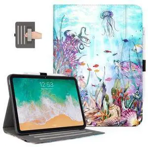 Case for iPad (A16) 11th Generation 2025, for iPad 10th Generation Case Kids Men Women Shockproof case Pencil Holder,Multi-Angle Adjustable Stand View Pocket/Hand Strap/Auto Wake Sleep,Ocean Seaworld Case for iPad (A16) 11th Generation 2025, for iPad 10th Generation Case Kids Men Women Shockproof case Pencil Holder,Multi-Angle Adjustable Stand View Pocket/Hand Strap/Auto Wake Sleep,Ocean Seaworld
