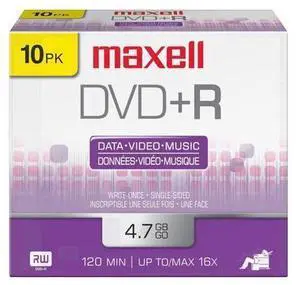 Maxell 639005 DVD+R Disc Maxell 639005 DVD+R Disc