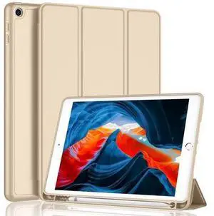 iMieet iPad 9th Generation Case 2021/iPad 8th Generation Case 2020 10.2 Inch with Pencil Holder, iPad 7th Gen 2019 Case with Soft Baby Skin Silicone Back, Auto Wake/Sleep Cover(Champagne Gold) iMieet iPad 9th Generation Case 2021/iPad 8th Generation Case 2020 10.2 Inch with Pencil Holder, iPad 7th Gen 2019 Case with Soft Baby Skin Silicone Back, Auto Wake/Sleep Cover(Champagne Gold)