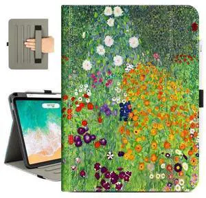 Vimorco for iPad Air M3/M2 11 Inch Case 2025/2024, for iPad Air 5th/4th Generation Cover 10.9-inch, for iPad Pro 11 Inch Case 4th/3rd/2nd/1st Generation, Pencil Holder/Hand Strap/Pocket, Garden Vimorco for iPad Air M3/M2 11 Inch Case 2025/2024, for iPad Air 5th/4th Generation Cover 10.9-inch, for iPad Pro 11 Inch Case 4th/3rd/2nd/1st Generation, Pencil Holder/Hand Strap/Pocket, Garden