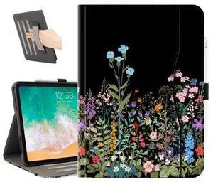Lalumix for iPad Pro 13 Inch Case 2024, for iPad Pro 13 Inch Case, for iPad Pro M4 13 Inch Cover Pencil Holder/Hand Strap/Pocket/Anti-Skid Stripes, for iPad Pro 13 Cover Auto Wake/Sleep, Black Floral Lalumix for iPad Pro 13 Inch Case 2024, for iPad Pro 13 Inch Case, for iPad Pro M4 13 Inch Cover Pencil Holder/Hand Strap/Pocket/Anti-Skid Stripes, for iPad Pro 13 Cover Auto Wake/Sleep, Black Floral