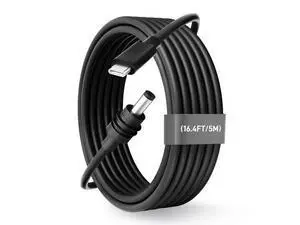 MEKEET Black Starlink Mini Cable 16.4FT/5M- Starlink Mini USB C to DC Waterproof Power Cord 100W Input USB Type C to DC Cable- Car Charger Starlink for Outdoor Camping Travel Work MEKEET Black Starlink Mini Cable 16.4FT/5M- Starlink Mini USB C to DC Waterproof Power Cord 100W Input USB Type C to DC Cable- Car Charger Starlink for Outdoor Camping Travel Work