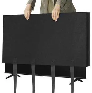 TV Cover for Moving & Shipping, 70"-75" Flat Screens TV Cover Protector Heavy Duty Felt Anti-Scratch Dust Resistant with Straps for Protection TV Moving Home Renovation Pet Scratch or Other Furniture TV Cover for Moving & Shipping, 70"-75" Flat Screens TV Cover Protector Heavy Duty Felt Anti-Scratch Dust Resistant with Straps for Protection TV Moving Home Renovation Pet Scratch or Other Furniture