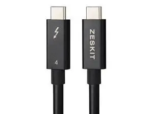 Zeskit Certified Thunderbolt 4 Cable 40Gbps 100W Passive 0.8m Zeskit Certified Thunderbolt 4 Cable 40Gbps 100W Passive 0.8m