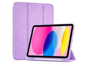 ProCase for iPad (A16) 11th Generation 11 Inch 2025/10th Generation 10.9 Inch 2022 Case with Pencil Holder, Hybrid iPad 11 10 Case with Clear Back, Supports Auto Wake/Sleep -GlitterPurple ProCase for iPad (A16) 11th Generation 11 Inch 2025/10th Generation 10.9 Inch 2022 Case with Pencil Holder, Hybrid iPad 11 10 Case with Clear Back, Supports Auto Wake/Sleep -GlitterPurple