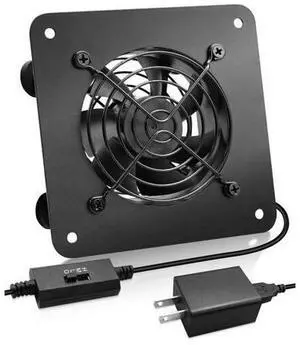 ZXWATC USB Cabinet 80mm Quiet Cooling Fan System with Speed Control, Metal 4" USB Powered AV Cabinet Fan for Home Theater, Game Console, Network Cabinet, Silent Operation ZXWATC USB Cabinet 80mm Quiet Cooling Fan System with Speed Control, Metal 4" USB Powered AV Cabinet Fan for Home Theater, Game Console, Network Cabinet, Silent Operation