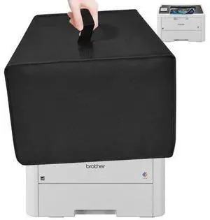 NUENSS-ROR Printer Dust Cover Heavy-Duty Waterproof Dustproof Anti-static Printer Cover Case, Printer Storage Cover for Brother HL-L3280CDW Compact Digital Color Printer (Black, 18.517.712.6in) NUENSS-ROR Printer Dust Cover Heavy-Duty Waterproof Dustproof Anti-static Printer Cover Case, Printer Storage Cover for Brother HL-L3280CDW Compact Digital Color Printer (Black, 18.517.712.6in)