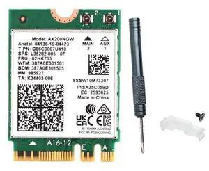 REKONG AX200 WiFi 6 Card for Desktop PC AX200NGW M.2 2230 NGFF Module 3000Mbps with Bluetooth 5.2 Adapter Support Windows 10 & 11 64-bit REKONG AX200 WiFi 6 Card for Desktop PC AX200NGW M.2 2230 NGFF Module 3000Mbps with Bluetooth 5.2 Adapter Support Windows 10 & 11 64-bit
