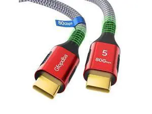 Thunderbolt 5 Cable 2.3FT Compatible, 80Gbps, 120Gbps Bandwidth, PD 240W, 8K@165Hz, 4K@540Hz, USB4 2.0 USB C Video Display Cable for Thunderbolt 4, iPhone 17, SSD, Mac mini M4 / M4 Pro, MacBook Pro Thunderbolt 5 Cable 2.3FT Compatible, 80Gbps, 120Gbps Bandwidth, PD 240W, 8K@165Hz, 4K@540Hz, USB4 2.0 USB C Video Display Cable for Thunderbolt 4, iPhone 17, SSD, Mac mini M4 / M4 Pro, MacBook Pro