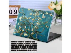 Funut for MacBook Pro 13 inch Case 2025 2024-2016 Release M2 M1 A2338 A2251 A2289 A2159 A1989 A1708 A1706, Plastic Laptop Hard Shell & Keyboard Cover for MacBook Pro 13 Inch, Blossom Funut for MacBook Pro 13 inch Case 2025 2024-2016 Release M2 M1 A2338 A2251 A2289 A2159 A1989 A1708 A1706, Plastic Laptop Hard Shell & Keyboard Cover for MacBook Pro 13 Inch, Blossom