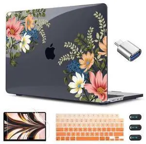 CISSOOK Compatible with MacBook Air 13.6 Inch Case 2025 2024 2023 2022, Plastic Hard Shell Case with Keyboard Cover for MacBook Air 13.6 M2 M3 M4 Chip A2681 A3113 A3240 Model, Retro Flower CISSOOK Compatible with MacBook Air 13.6 Inch Case 2025 2024 2023 2022, Plastic Hard Shell Case with Keyboard Cover for MacBook Air 13.6 M2 M3 M4 Chip A2681 A3113 A3240 Model, Retro Flower