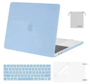 MOSISO Compatible with MacBook Pro 13 inch Case M2 2025, 2024, 2023, 2022-2016 A2338 M1 A2251 A2289 A2159 A1989 A1708 A1706, Plastic Hard Shell&Keyboard Cover&Screen Film&Storage Bag, Airy Blue MOSISO Compatible with MacBook Pro 13 inch Case M2 2025, 2024, 2023, 2022-2016 A2338 M1 A2251 A2289 A2159 A1989 A1708 A1706, Plastic Hard Shell&Keyboard Cover&Screen Film&Storage Bag, Airy Blue