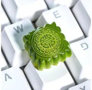Mid-Autumn Festival Green Mooncake Artisan Keycap R1 SA Profile Custom Cute Keycaps 1U ESC Handmade Gaming Resin Key Cap Cherry MX Switch Compatible Mechanical Keyboard Lover Gift Mid-Autumn Festival Green Mooncake Artisan Keycap R1 SA Profile Custom Cute Keycaps 1U ESC Handmade Gaming Resin Key Cap Cherry MX Switch Compatible Mechanical Keyboard Lover Gift
