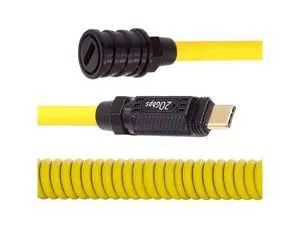 xiwai Stretch Coiled Silicone 140W 20Gbps 8K USB-C USB4 Cable Type-C Male to Female Extension Cable Power & Data for Gaming Keyboard Mouse 1.8m/6ft xiwai Stretch Coiled Silicone 140W 20Gbps 8K USB-C USB4 Cable Type-C Male to Female Extension Cable Power & Data for Gaming Keyboard Mouse 1.8m/6ft