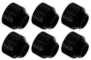 Dracaena.io 6 Pack G1/4" 10mm Height Male to Female Extender Fittings, Brass Compression Fittings with O Rings for PC Liquid Cooling Loop, Water Cooling Tube Connectors, Black Dracaena.io 6 Pack G1/4" 10mm Height Male to Female Extender Fittings, Brass Compression Fittings with O Rings for PC Liquid Cooling Loop, Water Cooling Tube Connectors, Black