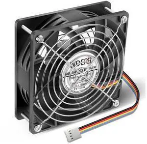WDERAIR DC 120mm x 38mm 4Pin PWM Computer Case Fan High CFM 12V Brushless for DIY Small Box CPU Mining Rack Ventilation Cooling Exhaust - P1238 WDERAIR DC 120mm x 38mm 4Pin PWM Computer Case Fan High CFM 12V Brushless for DIY Small Box CPU Mining Rack Ventilation Cooling Exhaust - P1238
