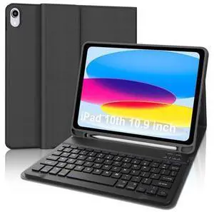 IVEOPPE for iPad 11th 10th Generation Case with Keyboard, Magnetic Detachable Keyboard Case, Wireless Bluetooth Keyboard, iPad 11th A16 11 inch 2025 &10th 10.9 inch 2022, Rechargeable Portable, Black IVEOPPE for iPad 11th 10th Generation Case with Keyboard, Magnetic Detachable Keyboard Case, Wireless Bluetooth Keyboard, iPad 11th A16 11 inch 2025 &10th 10.9 inch 2022, Rechargeable Portable, Black