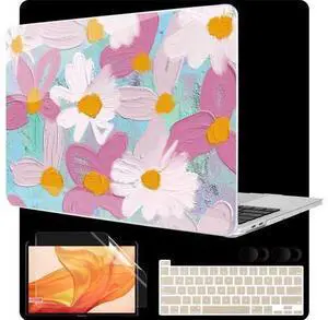 MEEgoodo Case for MacBook Pro 13 inch Case 2022 2021 2020 New A2338 M2/M1 A2251 A2289, Laptop Hard Shell with Keyboard & Camera Cover Compatible with 13 inch MacBook Pro, Art Plants Floral MEEgoodo Case for MacBook Pro 13 inch Case 2022 2021 2020 New A2338 M2/M1 A2251 A2289, Laptop Hard Shell with Keyboard & Camera Cover Compatible with 13 inch MacBook Pro, Art Plants Floral