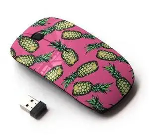 STPlus Pink Pineapple Fruit 2.4 GHz Wireless Mouse with Ergonomic Design and Nano Receiver STPlus Pink Pineapple Fruit 2.4 GHz Wireless Mouse with Ergonomic Design and Nano Receiver
