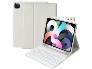 Keyboard Case for iPad Air 11 inch (M3 2025 / M2 2024) & iPad Pro 11 inch (4th/3rd/2nd/1st) Gen - Magnetic Detachable Bluetooth Keyboard with Pencil Holder for 10.9" iPad Air 4th/5th Gen (Gray) Keyboard Case for iPad Air 11 inch (M3 2025 / M2 2024) & iPad Pro 11 inch (4th/3rd/2nd/1st) Gen - Magnetic Detachable Bluetooth Keyboard with Pencil Holder for 10.9" iPad Air 4th/5th Gen (Gray)