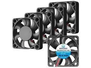 WINSINN 50mm 12V Fan - Dual Ball Bearing 6000 RPM 5010 Cooling Fan Replacement for 3D Printers/Computer Cases/Small Appliances, 30cm Cable with XH2.54-2PIN, Brushless 50x10mm (5Pcs) WINSINN 50mm 12V Fan - Dual Ball Bearing 6000 RPM 5010 Cooling Fan Replacement for 3D Printers/Computer Cases/Small Appliances, 30cm Cable with XH2.54-2PIN, Brushless 50x10mm (5Pcs)