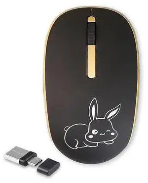 Wireless Type-C + USB-A Mouse,Silent Portable Lightweight Small Cordless Optical Mouse Dual Interface Plug and Play 3 Buttons for Mobile Phone Tablet Laptop MacBook PC, Boy Girl Men Women Gift (Black) Wireless Type-C + USB-A Mouse,Silent Portable Lightweight Small Cordless Optical Mouse Dual Interface Plug and Play 3 Buttons for Mobile Phone Tablet Laptop MacBook PC, Boy Girl Men Women Gift (Black)