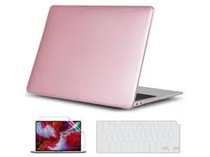 GVTECH Case for MacBook Air 13 inch Case (2010-2017) A1369 A1466 Plastic Hard Shell, Keyboard Cover & Screen Protector, Metallic Rose Gold GVTECH Case for MacBook Air 13 inch Case (2010-2017) A1369 A1466 Plastic Hard Shell, Keyboard Cover & Screen Protector, Metallic Rose Gold