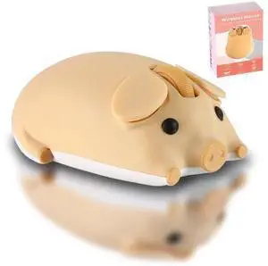 Wireless Bluetooth Mouse, Dual Mode(Bluetooth & 2.4G USB) Cute Little Pig Computer Mouse,1200DPI Mini Pig Mice for PC Laptop Computer Kids Gift (Yellow) Wireless Bluetooth Mouse, Dual Mode(Bluetooth & 2.4G USB) Cute Little Pig Computer Mouse,1200DPI Mini Pig Mice for PC Laptop Computer Kids Gift (Yellow)