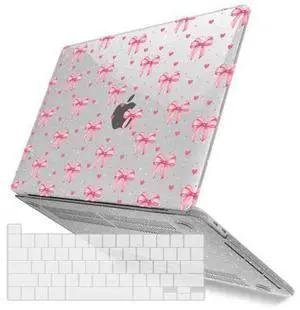 IBENZER Compatible with 2025 2024 M2 MacBook Pro 13 Inch Case 2025-2016 M1 A2338 A2289 A2251 A2159 A1989 A1706 A1708, Hard Shell Case & Keyboard Cover for Mac Pro 13, Bow, MT13-BOW+1 IBENZER Compatible with 2025 2024 M2 MacBook Pro 13 Inch Case 2025-2016 M1 A2338 A2289 A2251 A2159 A1989 A1706 A1708, Hard Shell Case & Keyboard Cover for Mac Pro 13, Bow, MT13-BOW+1