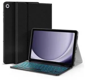 Backlit Keyboard Case for Samsung Galaxy Tab A9+/A9 Plus 11" 2023(SM-X210/X216/X218), 7 Colors Backlight Detachable Wireless Keyboard Magnetic Case,PU Folio Cover Case for Tab A9+ 5G (Black) Backlit Keyboard Case for Samsung Galaxy Tab A9+/A9 Plus 11" 2023(SM-X210/X216/X218), 7 Colors Backlight Detachable Wireless Keyboard Magnetic Case,PU Folio Cover Case for Tab A9+ 5G (Black)