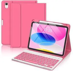 CC Store for iPad A16 11th 10th Generation Case with Keyboard - Detachable Folio Keyboard Cover with Pencil Holder for iPad 11-inch A16 2025 10th Gen 10.9 Inch 2022 (Red) CC Store for iPad A16 11th 10th Generation Case with Keyboard - Detachable Folio Keyboard Cover with Pencil Holder for iPad 11-inch A16 2025 10th Gen 10.9 Inch 2022 (Red)