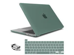 IBENZER Compatible with MacBook Pro 16 Inch Case A2141 Release 2020 2019, Hard Shell Case with Keyboard Cover & Type C Adapter for Old Version Mac Pro 16, Midnight Green, T16-MTGN+1TC IBENZER Compatible with MacBook Pro 16 Inch Case A2141 Release 2020 2019, Hard Shell Case with Keyboard Cover & Type C Adapter for Old Version Mac Pro 16, Midnight Green, T16-MTGN+1TC