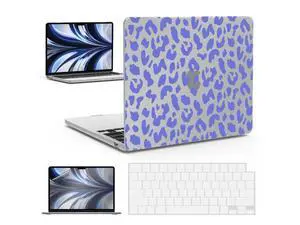 IBENZER Compatible with 2025 2024 2023 2022 MacBook Air 13 inch Case M4 A3240 M3 A3113 M2 A2681, Hardshell Case & KeyboardCover & ScreenFilm for Mac Air 13.6, Blue Leopard, KK-LP-BL+2 IBENZER Compatible with 2025 2024 2023 2022 MacBook Air 13 inch Case M4 A3240 M3 A3113 M2 A2681, Hardshell Case & KeyboardCover & ScreenFilm for Mac Air 13.6, Blue Leopard, KK-LP-BL+2