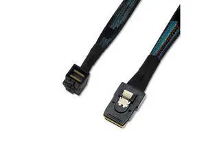 Sonilco High-Performance Mini SAS HD Cable 90 Degree SFF-8643 to SFF-8087 Data Transfer Right Angle Cord (2 Cables, 0.5 M / 1.6 Feet) Sonilco High-Performance Mini SAS HD Cable 90 Degree SFF-8643 to SFF-8087 Data Transfer Right Angle Cord (2 Cables, 0.5 M / 1.6 Feet)