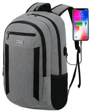 MAXTOP Travel Laptop Backpack Business Backpacks with USB Charging Port Water Resistant School College Bookbag MAXTOP Travel Laptop Backpack Business Backpacks with USB Charging Port Water Resistant School College Bookbag