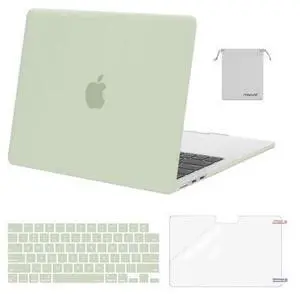 MOSISO Compatible with MacBook Air 13 inch Case 2025 2024 2023 2022 M4 A3240 M3 A3113 M2 A2681, Plastic Hard Shell&Keyboard Cover&Screen Film&Pouch for MacBook Air 13.6 inch Case, Sage Green MOSISO Compatible with MacBook Air 13 inch Case 2025 2024 2023 2022 M4 A3240 M3 A3113 M2 A2681, Plastic Hard Shell&Keyboard Cover&Screen Film&Pouch for MacBook Air 13.6 inch Case, Sage Green