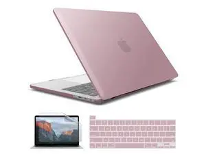 IBENZER Compatible with 2025 2024 M2 MacBook Pro 13 Inch Case 2025-2016 M1 A2338 A2289 A2251 A2159 A1989 A1706 A1708, Hardshell Case&Keyboard Cover&Screen Film for MacPro 13, Rose Gold, T13MPK+2A IBENZER Compatible with 2025 2024 M2 MacBook Pro 13 Inch Case 2025-2016 M1 A2338 A2289 A2251 A2159 A1989 A1706 A1708, Hardshell Case&Keyboard Cover&Screen Film for MacPro 13, Rose Gold, T13MPK+2A