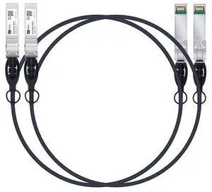 H!Fiber 2 Pack SFP+ Cable, 10G SFP+ DAC, 1M(3.3ft), Passive Direct Attach Copper Twinax Cable for Cisco SFP-H10GB-CU1M, Ubiquiti UniFi UC-DAC-SFP+, Meraki, Mikrotik, Intel, Fortinet, Netgear H!Fiber 2 Pack SFP+ Cable, 10G SFP+ DAC, 1M(3.3ft), Passive Direct Attach Copper Twinax Cable for Cisco SFP-H10GB-CU1M, Ubiquiti UniFi UC-DAC-SFP+, Meraki, Mikrotik, Intel, Fortinet, Netgear