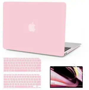B BELK Compatible with MacBook Air 13 inch Case 2022 2021 2020 2019 2018 Release A2337 M1 A2179 A1932 with Touch ID, Plastic Laptop Hard Shell Case + Keyboard Cover + Screen Protector, Rose Quartz B BELK Compatible with MacBook Air 13 inch Case 2022 2021 2020 2019 2018 Release A2337 M1 A2179 A1932 with Touch ID, Plastic Laptop Hard Shell Case + Keyboard Cover + Screen Protector, Rose Quartz