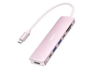 BENFEI 7-in-1 USB C Hub with HDMI(4K@60Hz), 2 USB-A, 1 USB-C Data, 100W Charge, SD/TF Card Reader, Silicone Tangle-Free Cable Compatible with MacBook Pro/Air, iPad Pro, iMac, iPhone 15 Pro/Pro Max BENFEI 7-in-1 USB C Hub with HDMI(4K@60Hz), 2 USB-A, 1 USB-C Data, 100W Charge, SD/TF Card Reader, Silicone Tangle-Free Cable Compatible with MacBook Pro/Air, iPad Pro, iMac, iPhone 15 Pro/Pro Max