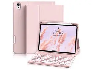SQBEBS Case with Keyboard for iPad (A16) 11th / 10th Generation 11 inch 2025/10.9 inch 2022, 7 Colors Backlit Detachable Keyboard, Stand Folio Keyboard Cover with Pencil Holder, Light Pink SQBEBS Case with Keyboard for iPad (A16) 11th / 10th Generation 11 inch 2025/10.9 inch 2022, 7 Colors Backlit Detachable Keyboard, Stand Folio Keyboard Cover with Pencil Holder, Light Pink