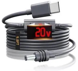Starlink Mini USB-C to DC Power Cable Smart PD Chip & 18AWG Copper Wire with Voltage & Current Display for Fast Troubleshooting, Waterproof Accessories for Home, RV & Outdoor Camping (3m/9.8ft) Starlink Mini USB-C to DC Power Cable Smart PD Chip & 18AWG Copper Wire with Voltage & Current Display for Fast Troubleshooting, Waterproof Accessories for Home, RV & Outdoor Camping (3m/9.8ft)