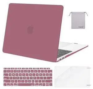 MOSISO Compatible with MacBook Air 13 inch Case M1 Chip 2021-2018 Release A2337 A2179 A1932, Plastic Hard Shell&Keyboard Cover&Screen Film&Storage Bag for MacBook Air 13.3 inch Case, Tea Petal Pink MOSISO Compatible with MacBook Air 13 inch Case M1 Chip 2021-2018 Release A2337 A2179 A1932, Plastic Hard Shell&Keyboard Cover&Screen Film&Storage Bag for MacBook Air 13.3 inch Case, Tea Petal Pink