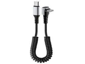 Wuucor 60W 2Pack Coiled USB C to USB C Cable,90 Degree USB-C Cord for Car,Retractable Spring Spiral,Type-C Charger Cord with Data Sync i-Phone 16 15 Plus/Pro/Pro Max,Galaxy S24 S23 S22 Wuucor 60W 2Pack Coiled USB C to USB C Cable,90 Degree USB-C Cord for Car,Retractable Spring Spiral,Type-C Charger Cord with Data Sync i-Phone 16 15 Plus/Pro/Pro Max,Galaxy S24 S23 S22