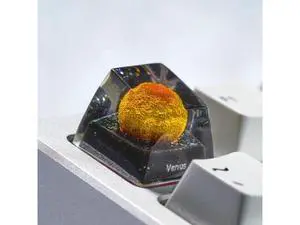 Venus Planet Artisan Keycap R1 SA Profile Custom Solar System Planets Keycaps 1U ESC Handmade Resin Gaming Galaxy Key Cap Cherry MX Switch Compatible Mechanical Keyboard Space Lover Gift Venus Planet Artisan Keycap R1 SA Profile Custom Solar System Planets Keycaps 1U ESC Handmade Resin Gaming Galaxy Key Cap Cherry MX Switch Compatible Mechanical Keyboard Space Lover Gift